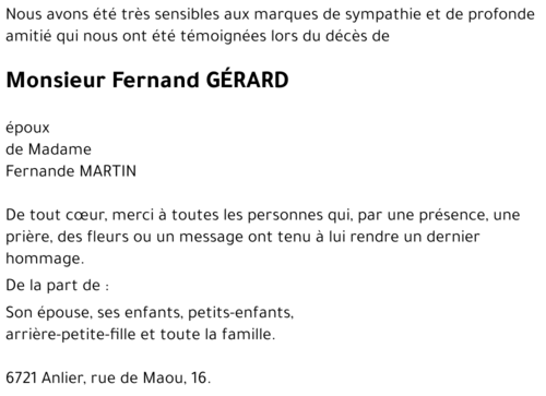 Fernand Gérard