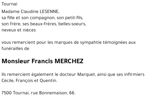 Francis MERCHEZ