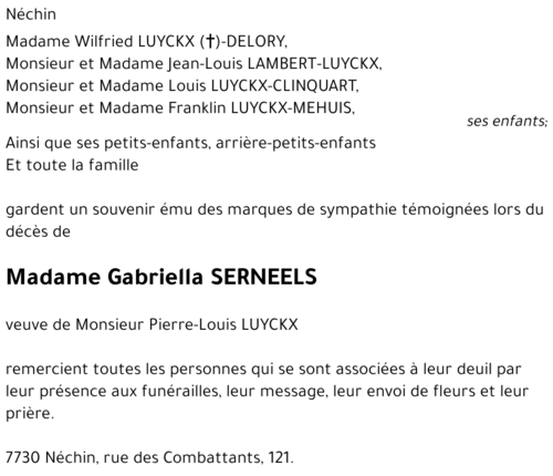 Gabriella SERNEELS