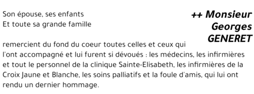 Georges GENERET