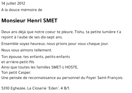 Henri SMET