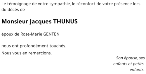 Jacques THUNUS