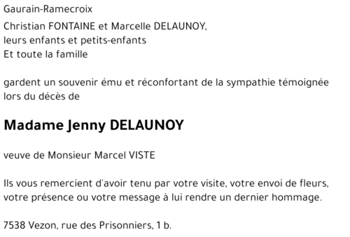 Jenny DELAUNOY