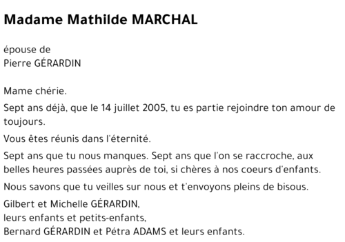Mathilde MARCHAL