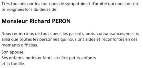 Richard PERON