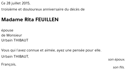 Rita FEUILLEN