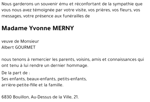 Yvonne MERNY