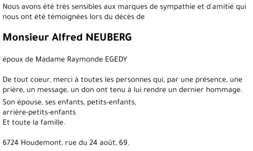 Alfred NEUBERG