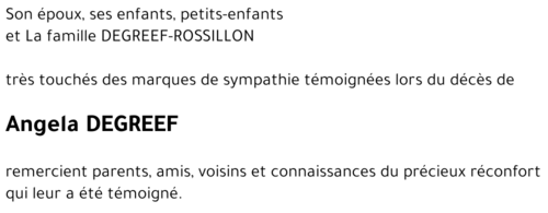 Angela DEGREEF
