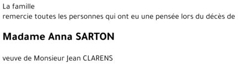 Anna SARTON