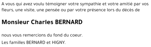 Charles BERNARD