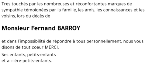 Fernand BARROY