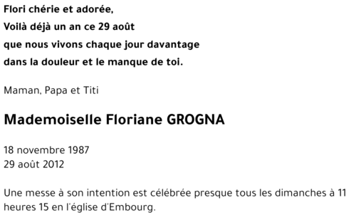 Floriane GROGNA