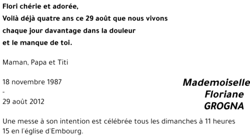 Floriane GROGNA
