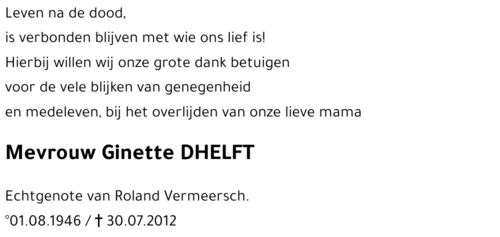 Ginette DHELFT