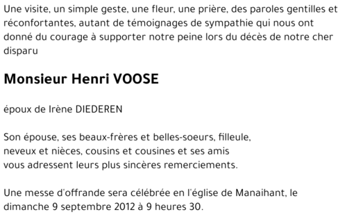 Henri VOOSE