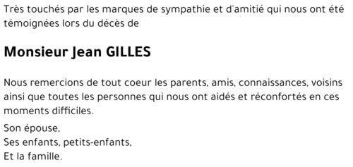 jean GILLES