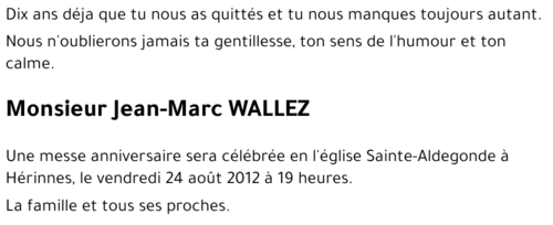 Jean-Marc WALLEZ