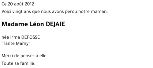 Léon DEJAIE
