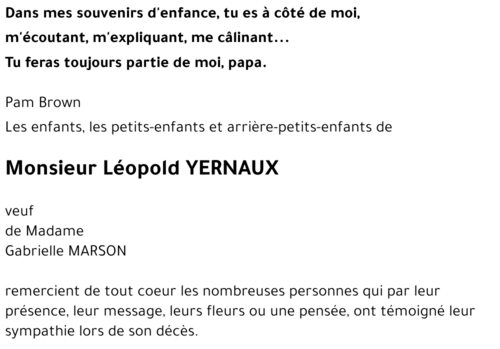 Léopold YERNAUX