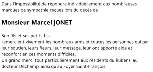 Marcel JONET