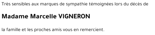 Marcelle VIGNERON