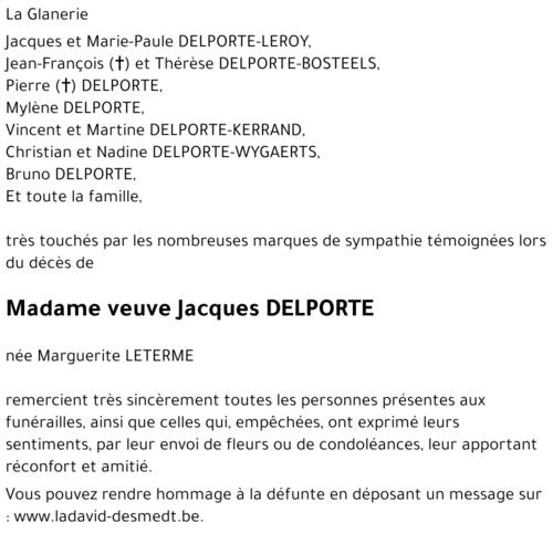 Marguerite LETERME