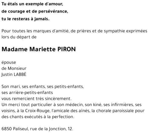 Mariette PIRON