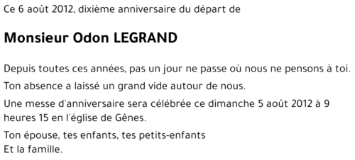 Odon LEGRAND