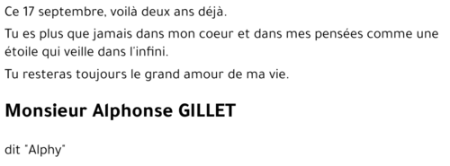Alphonse GILLET