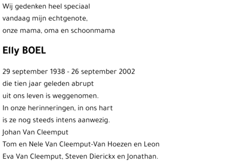Elly BOEL