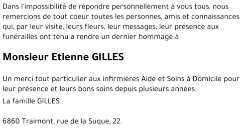 Etienne GILLES