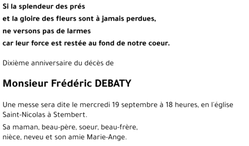 Frédéric DEBATY