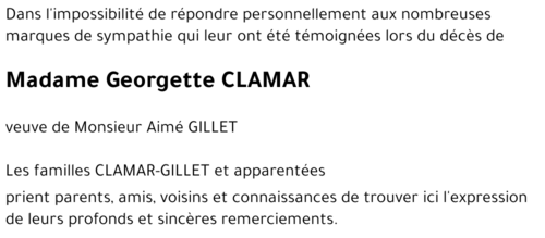 Georgette Clamar