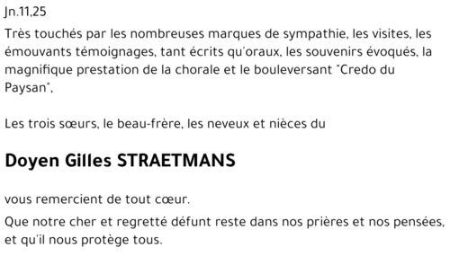 Gilles STRAETMANS