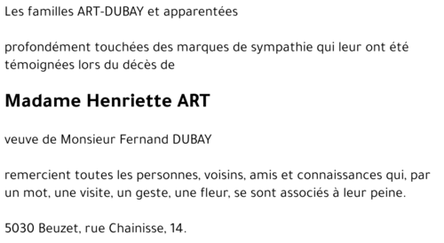 Henriette ART