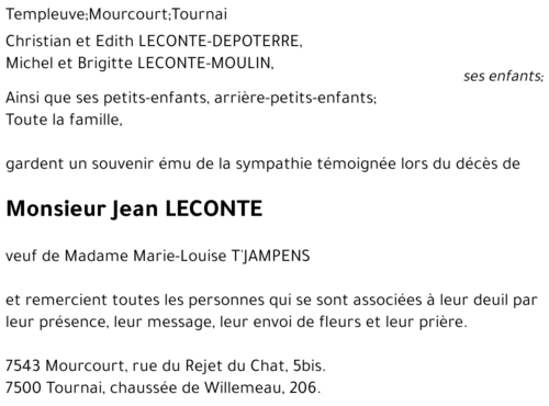 Jean LECONTE