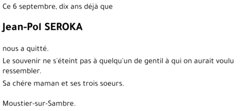 Jean-Pol SEROKA
