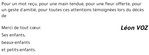 Léon VOZ