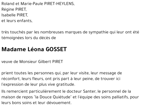 Léona GOSSET