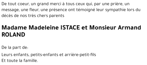 Madeleine ISTACE