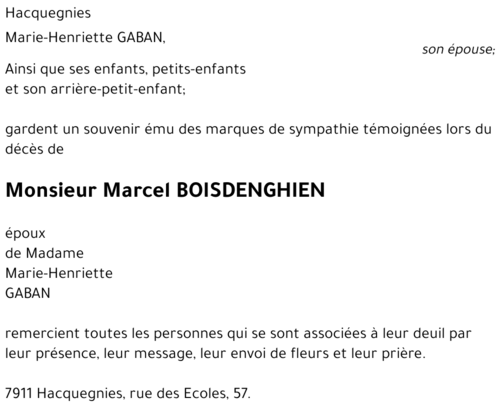 Marcel Boisdenghien