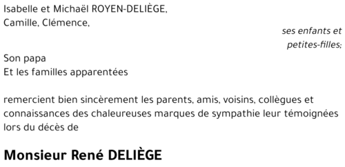 René DELIèGE