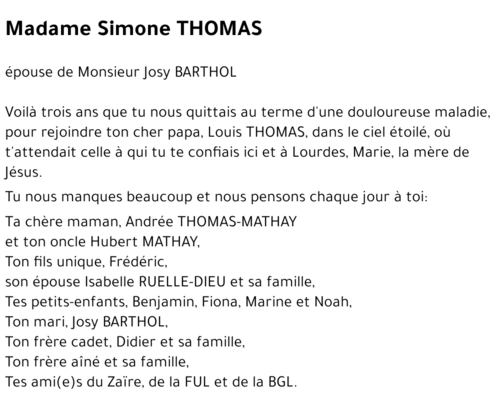 Simone THOMAS