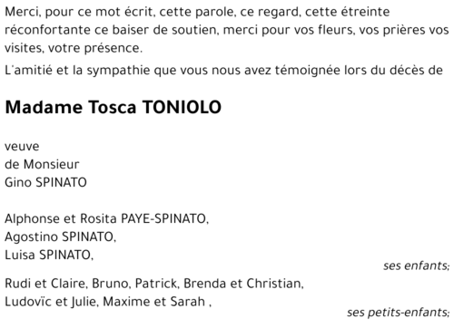 Tosca TONIOLO