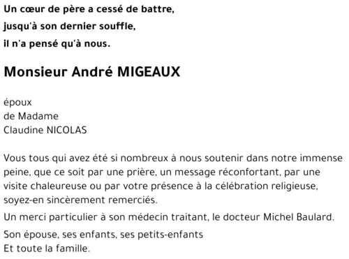 André MIGEAUX
