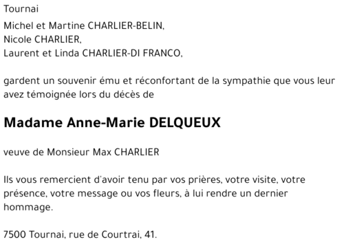 Anne-Marie DELQUEUX