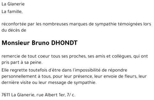 Bruno DHONDT