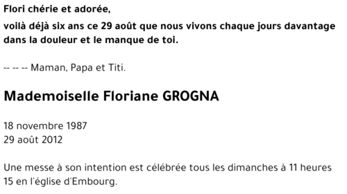 Floriane GROGNA
