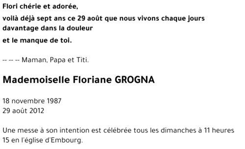 Floriane GROGNA